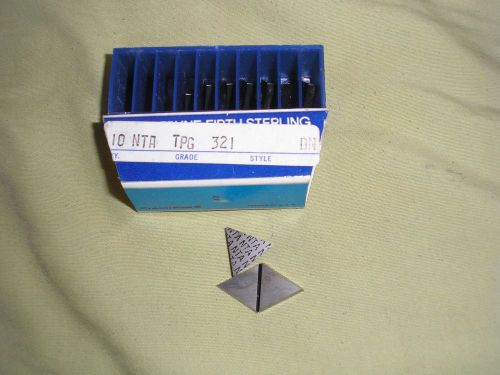 carbide tips teledyne firth sterlng 10 nta tpg 321  dh