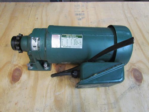 SUMITOMO; SM-CYCLO 1Ph Motor; Model S-TC-F; 1/3HP; 115/230 Volts; W/43:1 Ratio