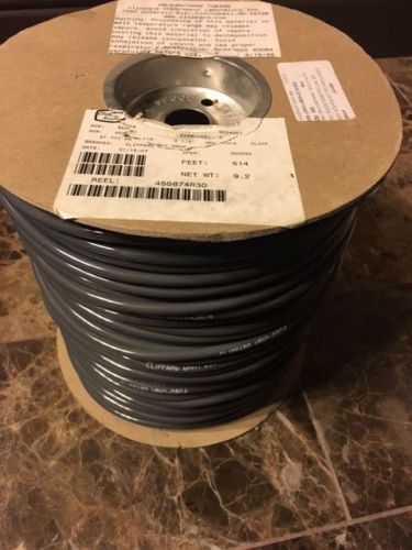 Clippard polyurethane tubing URH1-0804 1/8&#034; ID 1/4&#034; OD GRAY 500ft. spool