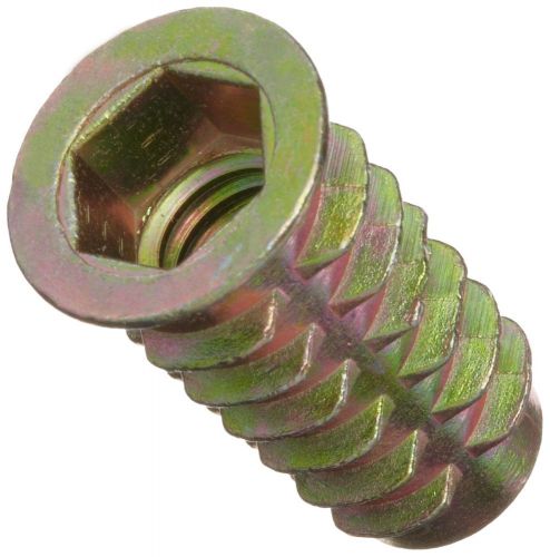 E-Z Lok Threaded Insert Zinc Hex-Flanged 3/8&#034;-16 Internal Threads 25mm Length...