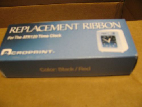 Replacement ribbon for atr120 time clock by acroprint part 39-0127-000 new for sale