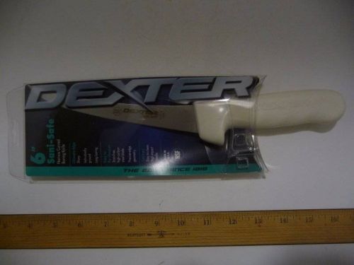 Dexter Restaurant 6&#034; Boning Knife Narrow Curved Sani-Safe NSF Certified