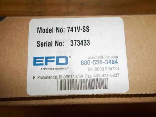 NEW NORDSON EFD 741V-SS NEEDLE VALVE KIT P/N: 7007029 STAINLESS STEEL FLUID BODY