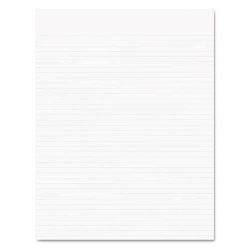 &#034;Ampad Glue Top Pads, Narrow Rule, Letter, White, 50-Sheet Pads, 1 Dozen&#034;