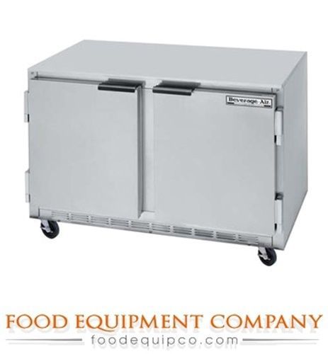 Beverage-Air UCF48A -23 48 in. 2 Door Undercounter Freezer with 3 in. Casters