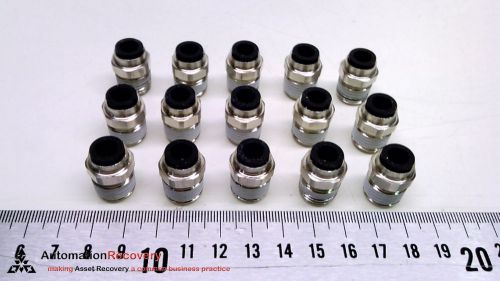 LEGRIS 3175-56-14 - PACK OF 15 - PUSH-TO-CONNECT TUBE FITTINGS, THREAD,  #214589