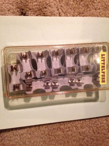 Qty Of 10. LITTLEFUSE Piggyback Fuse Holders