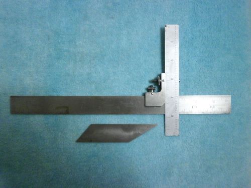 Starrett 12 inch rule with attachments,4r grad for sale