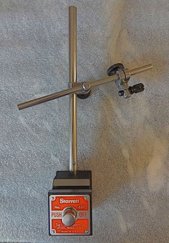 STARRETT 657AA Magnetic Base Indicator Holder / COMPLETE SET – BRAND NEW / USA