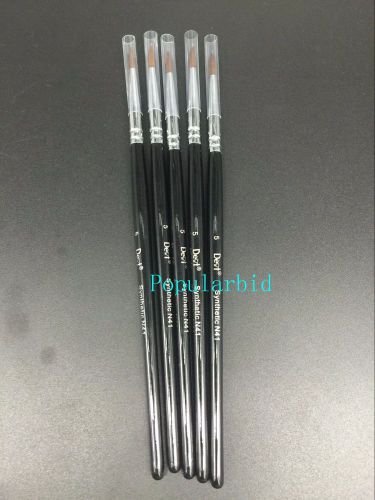 5pcs Dental Porcelain Brush Pen 5# Dental Supplies