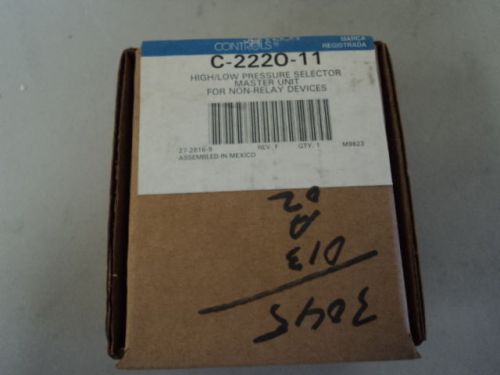 NEW JOHNSON CONTROLS C-2220-11 HIGH LOW PRESSURE SELECTOR MASTER UNIT