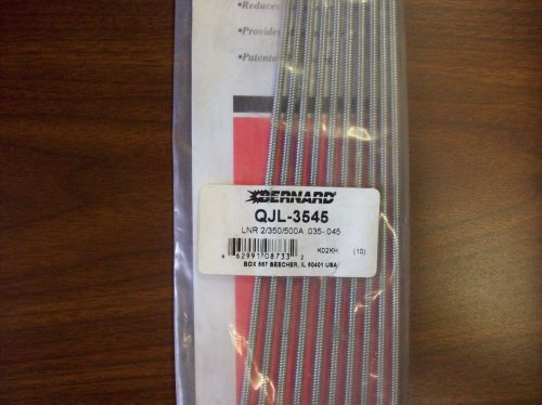 Bernard qjl-3545 jump liner for 14&#034; mig welding gun .035 - .045 for sale