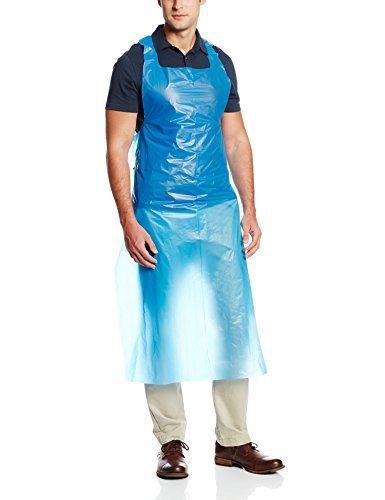 Ansell CPP 56-230 Heavy Duty Disposable Polyethylene Apron, 28&#034; x 55&#034;, Blue