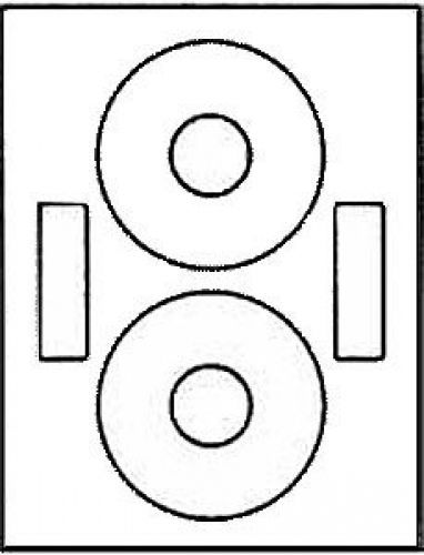 200 Label Outfitters? Neato CLP-192123 Compatible CD - DVD Labels, 100 Sheets