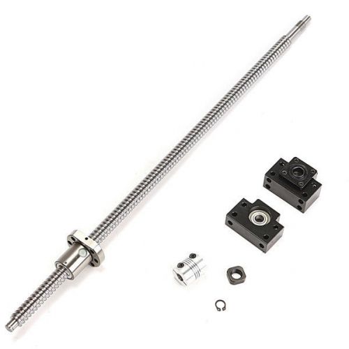 600mm SFU1605 Ball Screw with BK12 BF12 Supports and 6.35x10mm Coupler for CNC