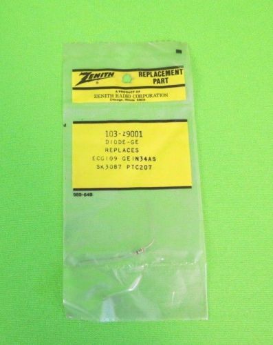 Zenith 103-z9001 Diode (NOS)