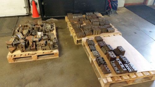 Large Lot of CNC Lathe Hard &amp; Soft Top Jaws