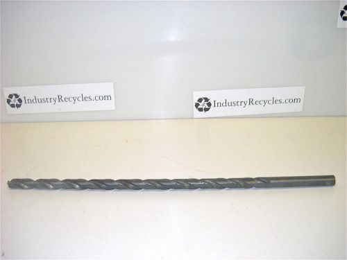 13/16&#034; x 24&#034; HSS Extra Long Drill Bit 2Fl 18&#034; Flute Length