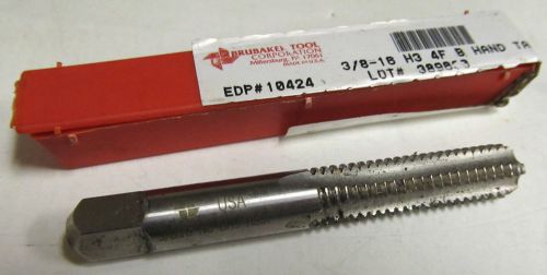 Brubaker 3/8-16 NC GH3 HSS H3 4F B Hand Tap NEW