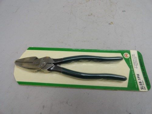 New Diamond SL58-1 8&#034; green handle lineman&#039;s pliers SEALED SL58-1PH SL581PH