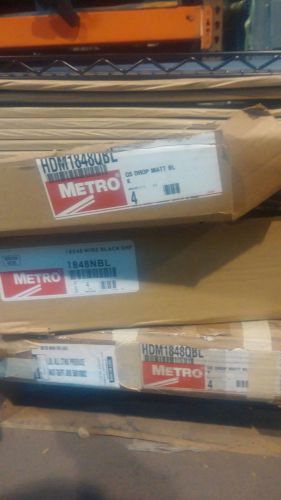 New Metro (11) HDM1848QBL Quikslot Wire Shelves