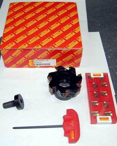 Sandvik RA390 3&#034; Indexable Sq. Shoulder Facemill Kit w/ R390-17 04 08 Inserts