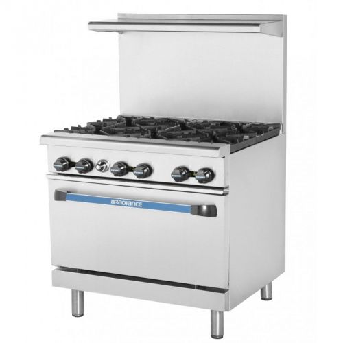 Turbo Air TAR-6, 36-Inch 6-Burner Gas Range, CSA