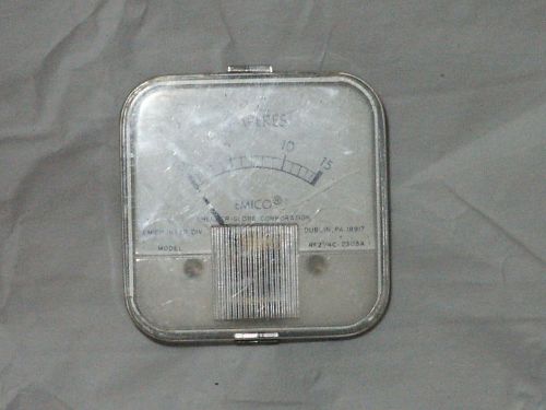 Vintage EMICO D.C. Amperes Gauge Model No. RF21/4C-2303A