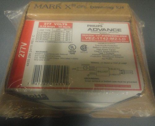 Advance vez-1t42-m2-ld dimmable dimmble 277-volt cfl ballast for (1) 42w lamp for sale