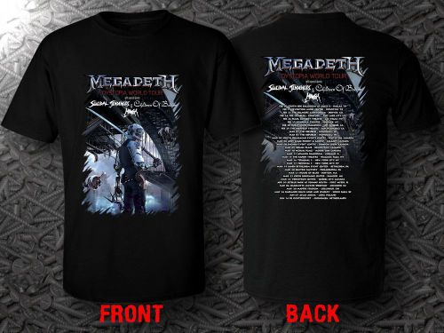 Megadeth Dystopia 2016 World Tour Date Suicidal Tendencies T Shirt Size S - 5XL