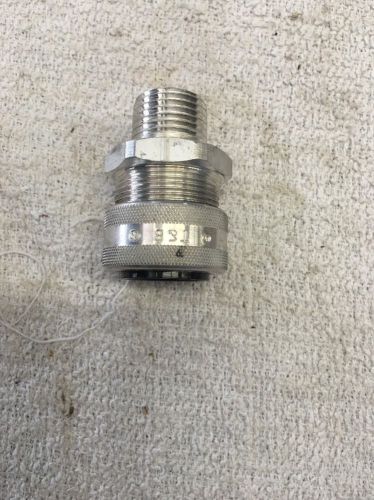 ***Thomas &amp; Betts 2922AL 1/2&#034; Aluminum Straight Cord Connector New***