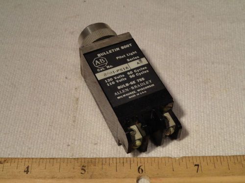 Allen Bradley 800T-PS16 Small Pilot Light Type 4,13 takes GE 755