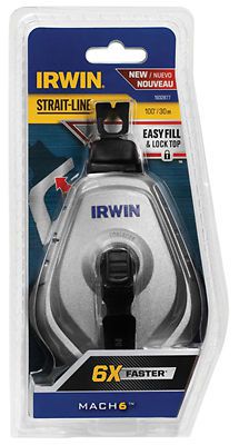 IRWIN INDUSTRIAL TOOL CO - 100&#039; Mach 6 Chalk Reel