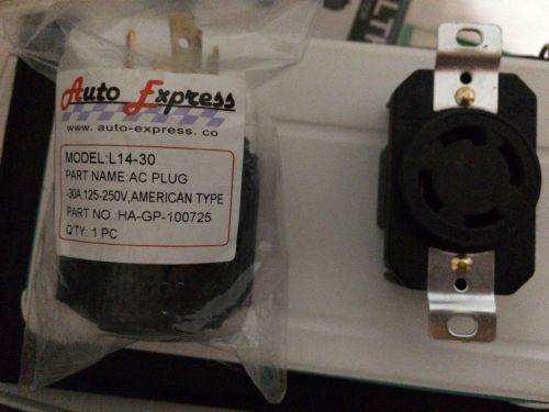 30a 124-250v plug and socket for sale