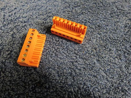 Weidmueller omnimate modular female plug 8 conductor (lot of 2) inv d1176 for sale