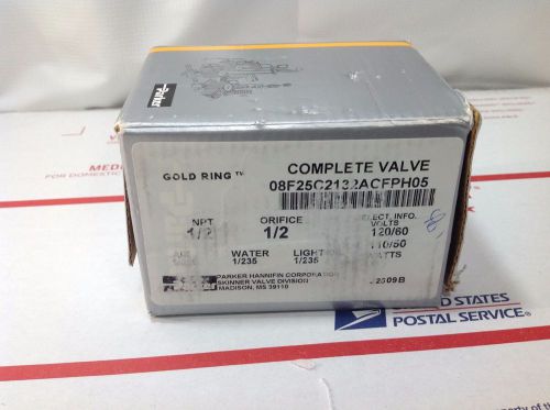 PARKER 1/2&#034; VALVE 120 VAC DIN COIL F381702P 08F25C2132ACFP05