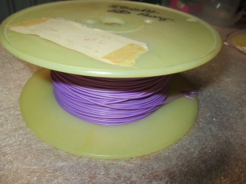 M16878/4BGB7 20 awg SPC Silver Plated Wire 7/28 str Purple 500ft.