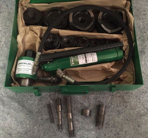 **NICE* * GREENLEE SLUGBUSTER KNOCKOUT PUNCH SET 7310 with CASE