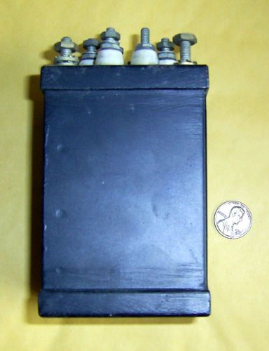 Vintage GILFILLAN BROS 1953 SEALED TRANSFORMER 117Vac to 5V@2A + 6.3V@3.3A Out