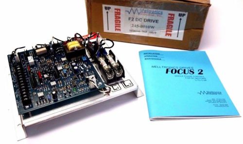 SCR CONTROLS MELLTRONICS 245-8010W FOCUS 2 DC DRIVE 1/4-2 HP 2458010W