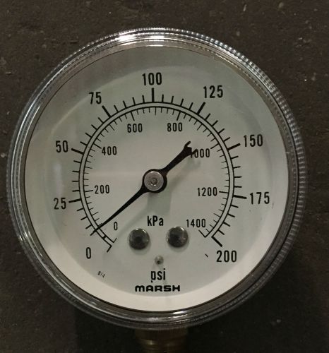 Marsh 2.5 1/4 bm 200/kpa gauge for sale