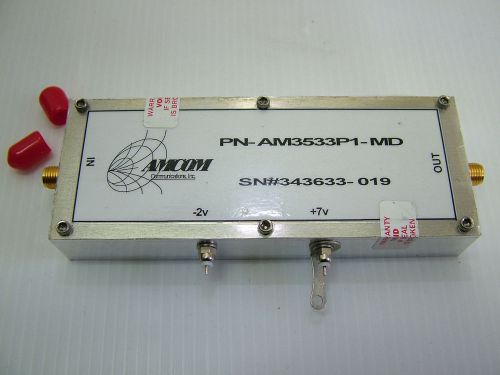 2 - 3.8GHz 5 Watt RF Power Amplifier 37dB 37dBm AM3533P1-MD  New