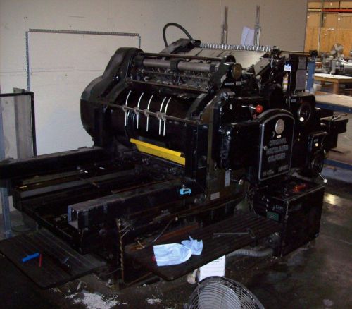 1961 Heidelberg Cylinder SBG - Diecutter