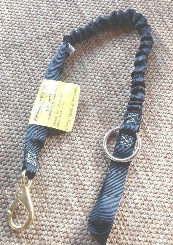 Buckingham 25B13-46A Tear Away Bungee Chainsaw Lanyard Arborist, Black