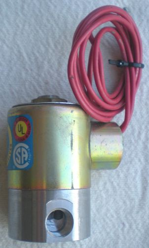 Skinner Model V52DB2022 120V 10W 1/4&#034; Electric Solenoid Valve - Used -B