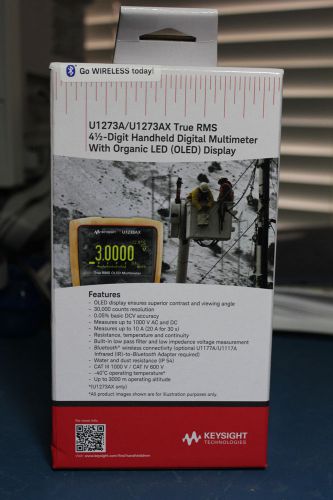 New u1273a oled handheld digital multimeter, 4.5 digit, water and dust resistant for sale