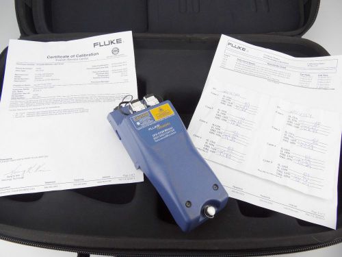 Fluke DTX-OTDR QUAD DTX Singlemode Multimode Module Calibrated 11/2013 DTX-1800