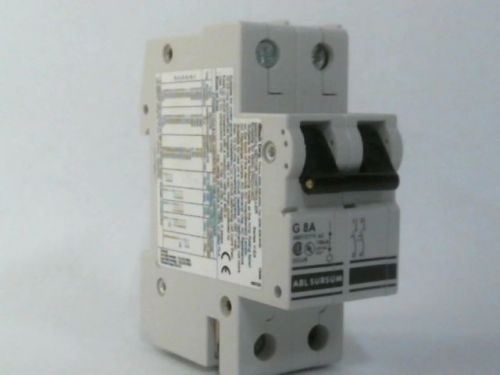 Altech Corp 2GU8  8A 277 VAC 2 Pole Type G Serie V-EA Circuit Breaker