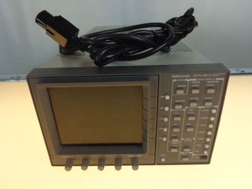 TEKTRONIX WFM 601A SERIAL COMPONENT MONITOR TEST SCOPE