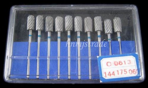 1Box 10 Pcs Dentistry Steel Tungsten carbide burs Dental Equipment C6